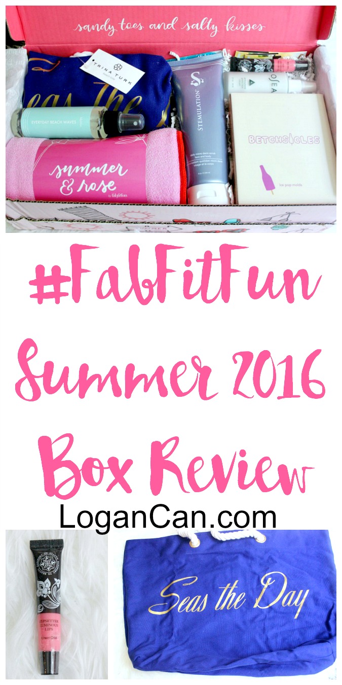 FabFitFun Summer 2016 Box Review