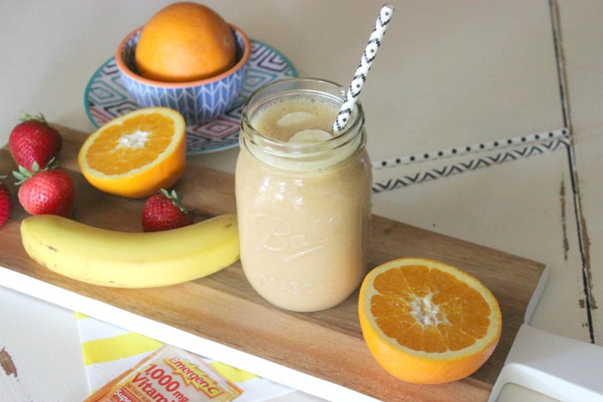 Orange Smoothie Recipe and Keeping Kids Healthy