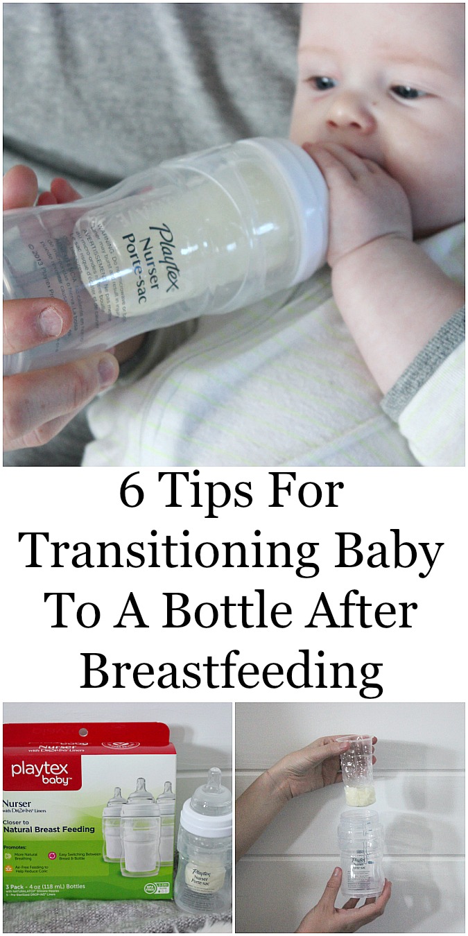 6 Tips For Transitioning Baby to a Bottle After Breastfeeding