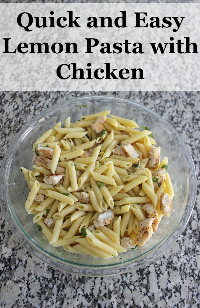 Quick and Easy Lemon Pasta with Chicken Recipe
