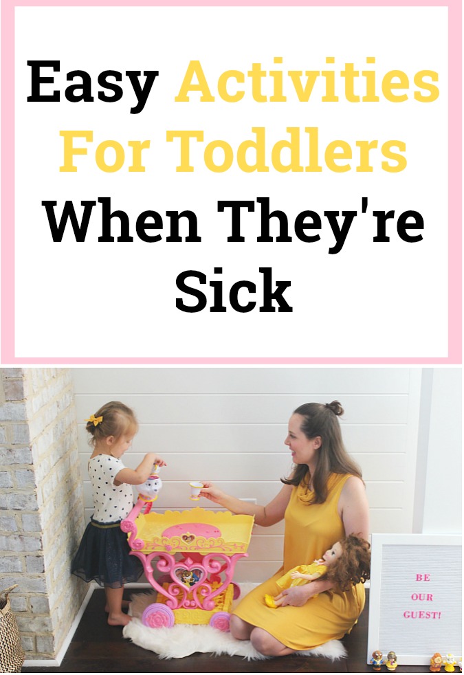 Easy Activities For Toddlers When They're Sick