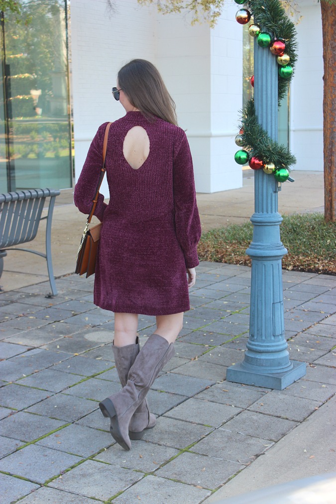 Thanksgiving Outfit Chenille Sweater Dress