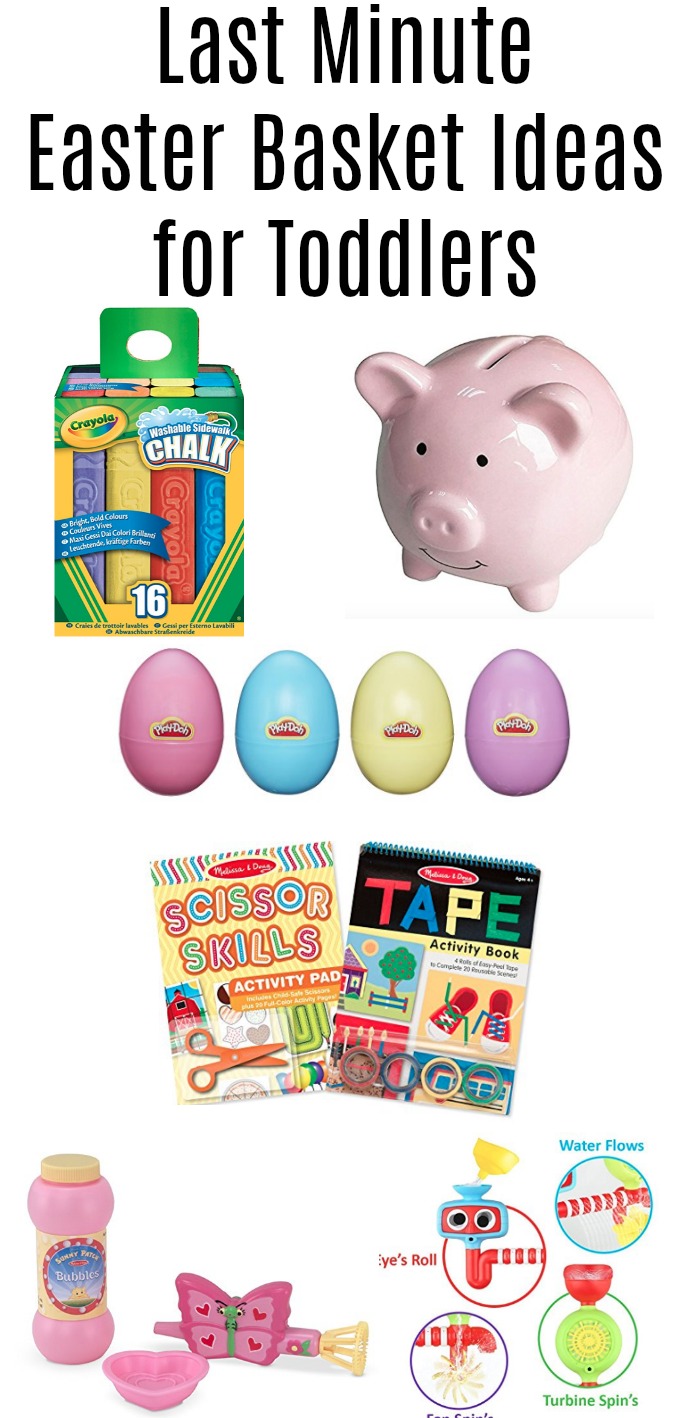 Last Minute Easter Basket Ideas for Toddlers