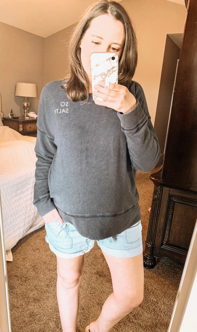 American Eagle Try On | Beach Fleece Pullover