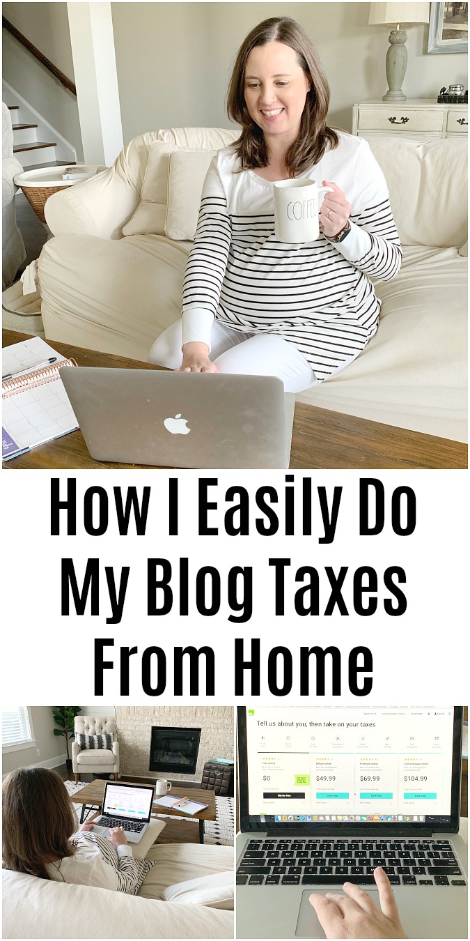 How I Easily Do My Blog Taxes From Home