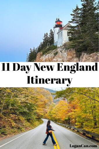 New England Itinerary